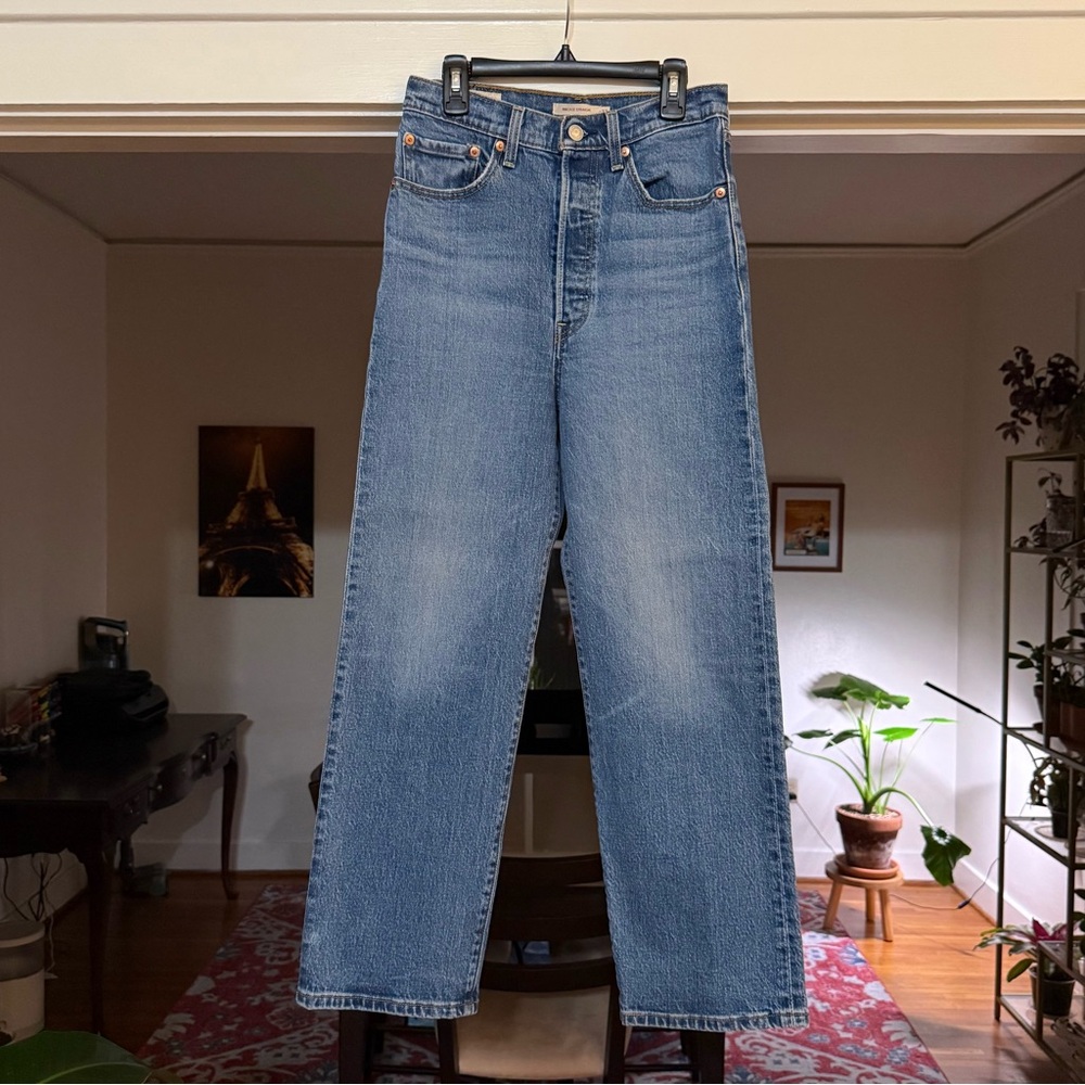 Levi’s ribcage straight jeans